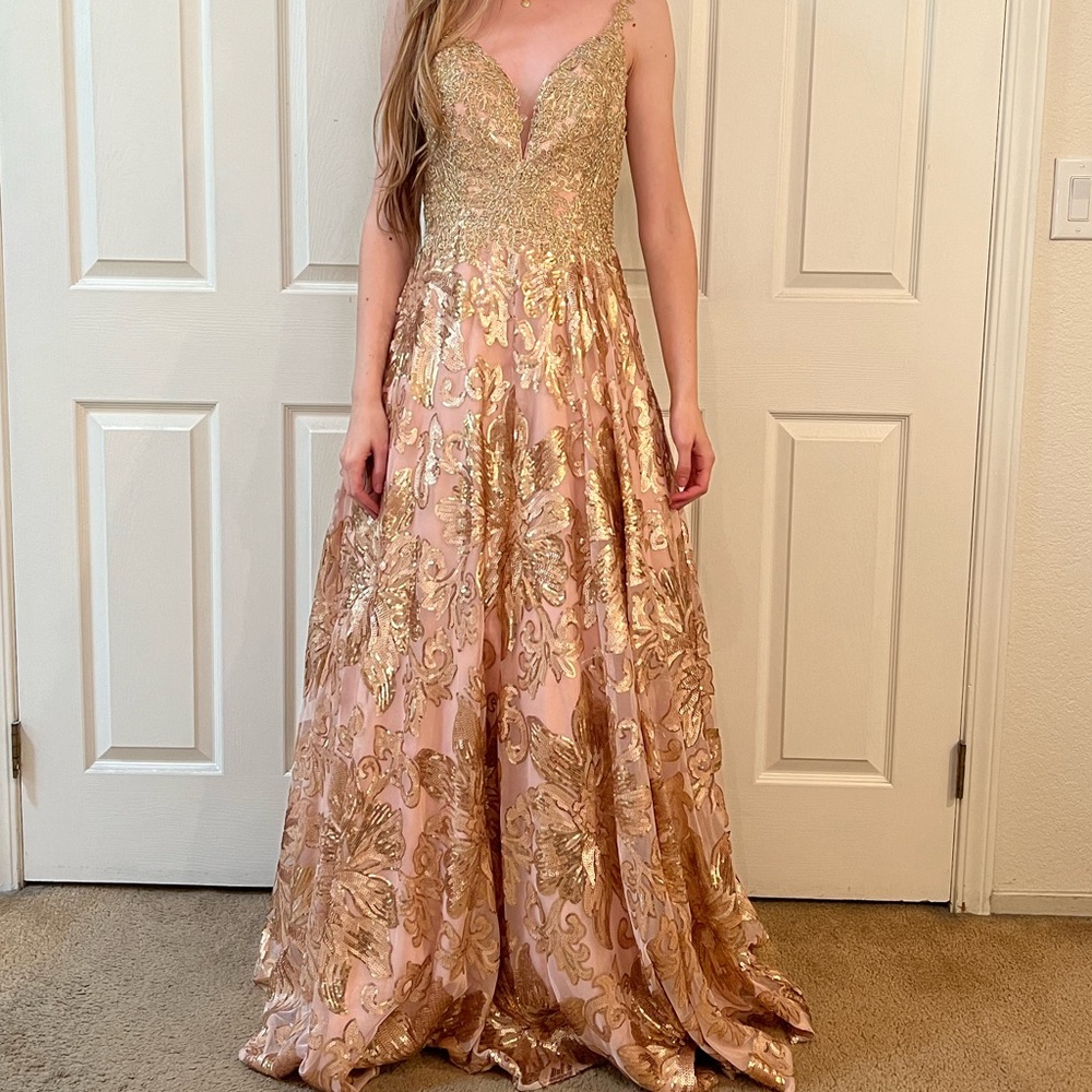 Gold Ball Gown